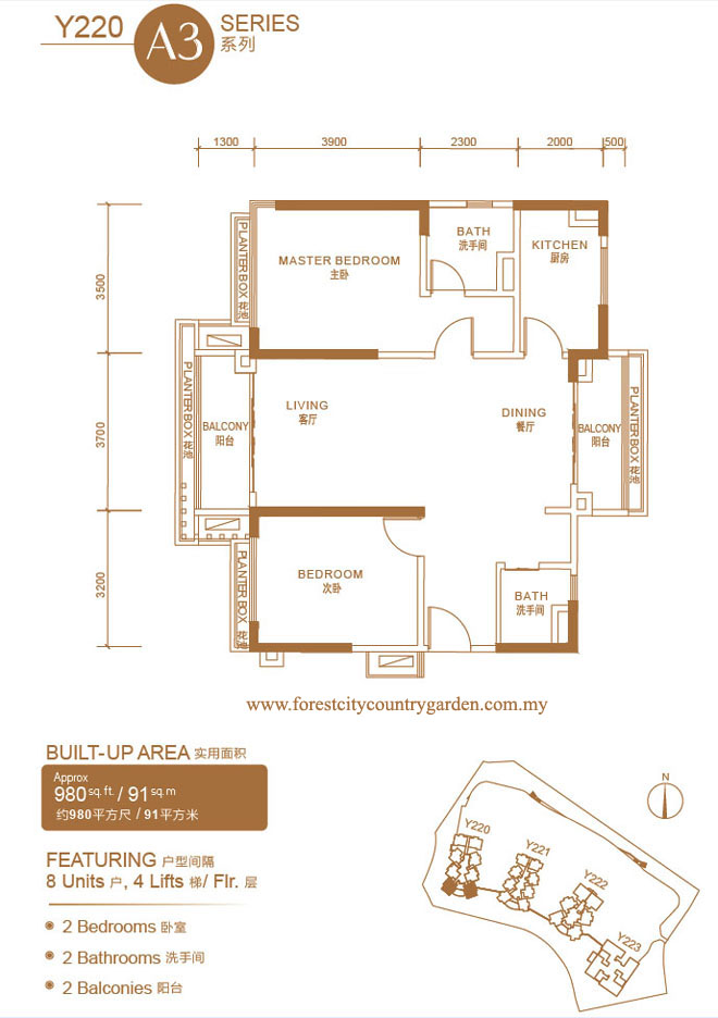 Luxury Homes for Sale, Forest City By Country Garden Pacificview. For full details, please visit us at www.ForestCityCountryGarden.com.my